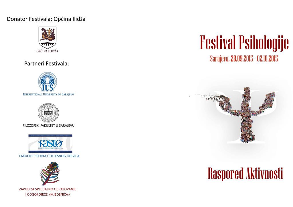 Prvi Festival psihologije u Sarajevu