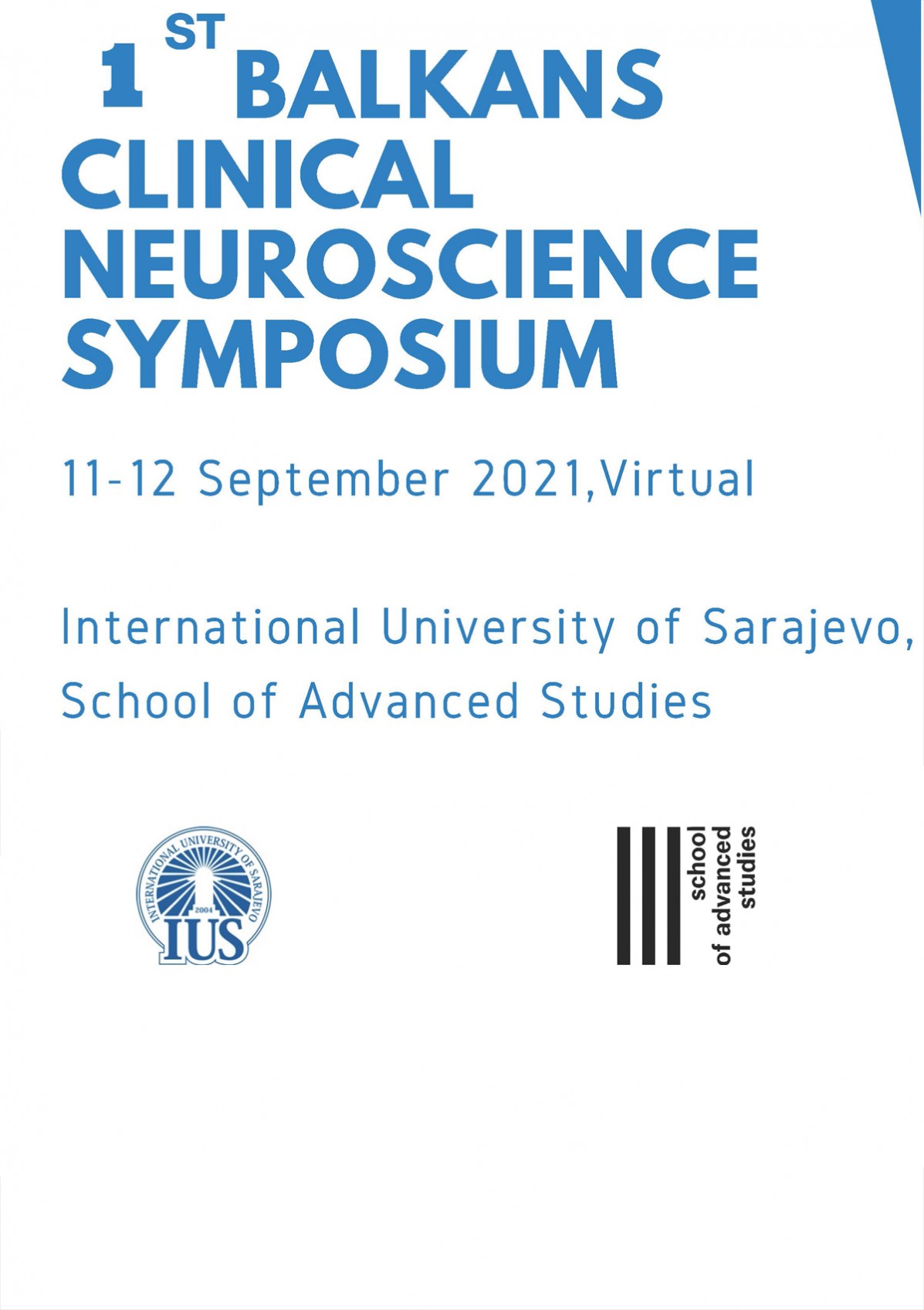 1st BALKANS CLINICAL NEUROSCIENCE SYMPOSIUM