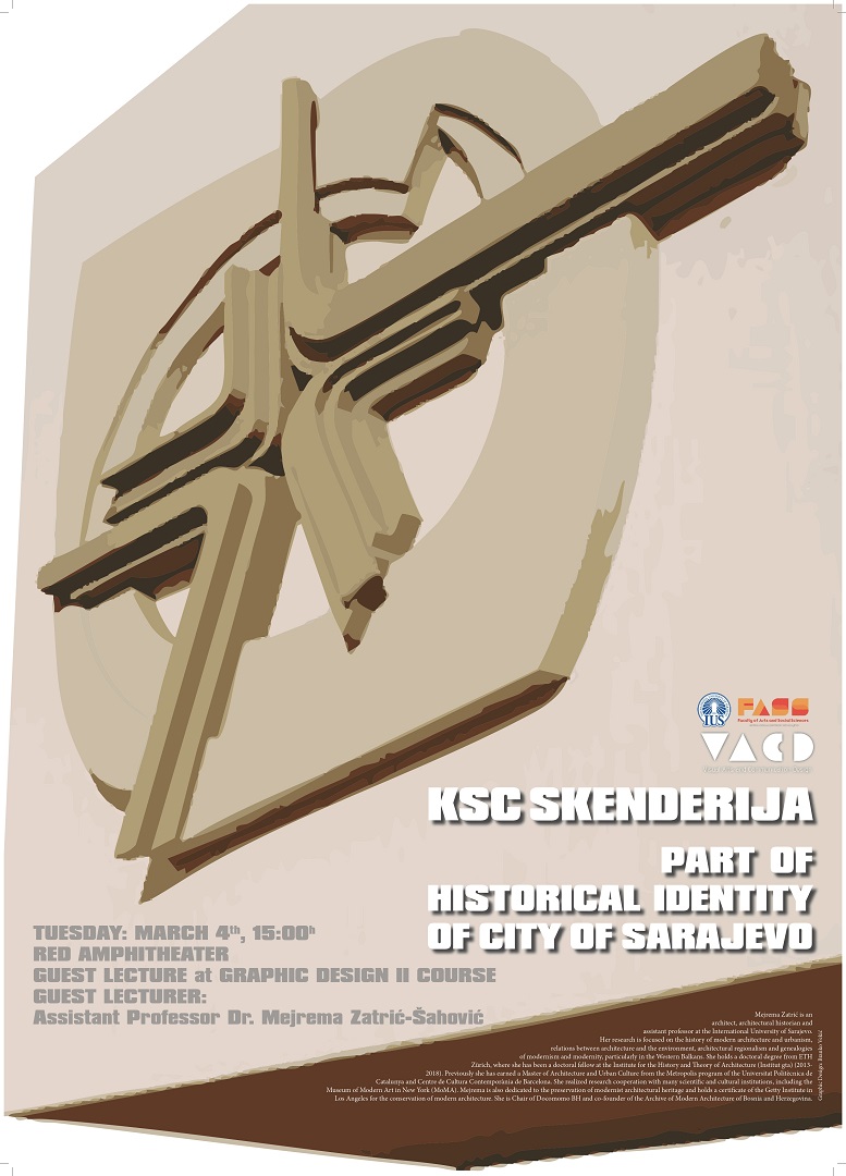 Guest Lecture: KSC Skenderija - Part of the Historical Identity of the City of Sarajevo