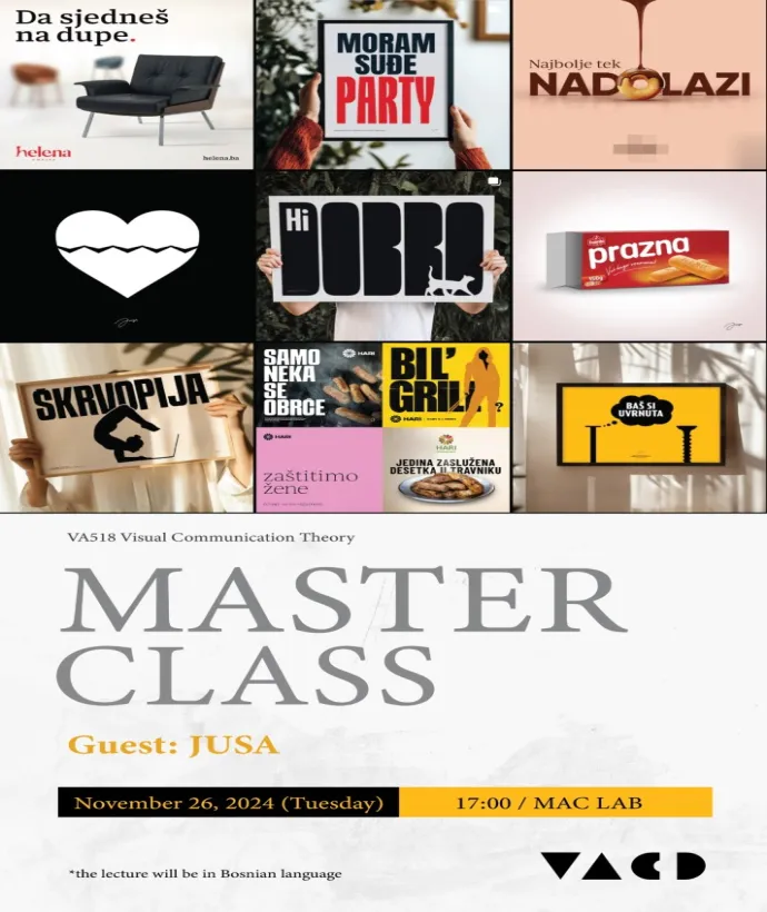 VACD Master Class with Haris Jusović JUSO