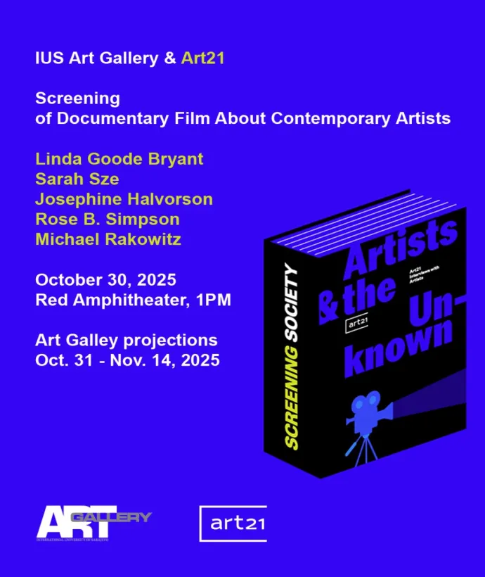 Screenings of Documentary Films about Contemporary Artists