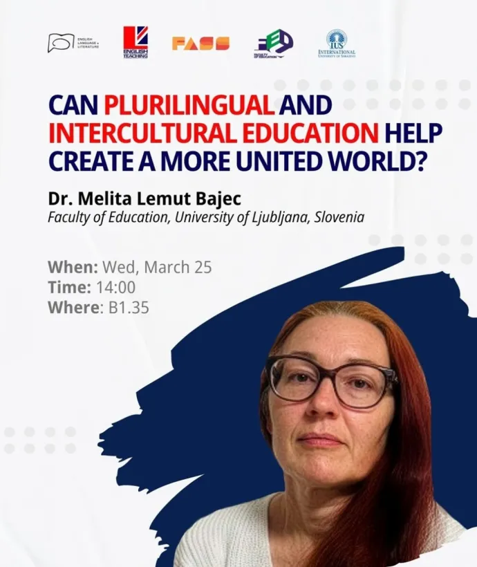 ELIT and ELT Lecture: Can plurilingual and intercultural education help create a more united world?