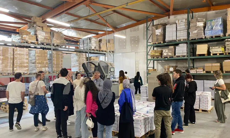 VACD Öğrencileri Široki Brijeg'deki Suton Baskısına Ziyareti