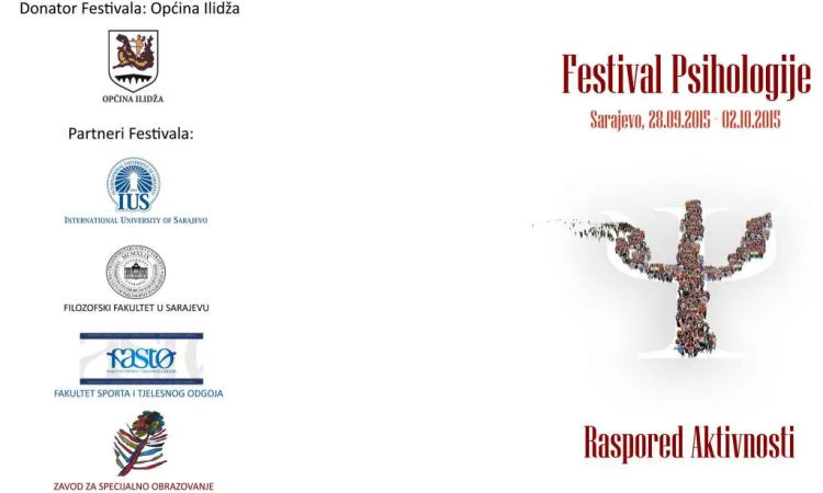 First Festival of Psychology in Sarajevo