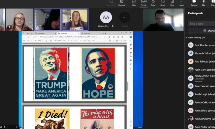 IUS ve Columbia College Öğrencileri Arasında Sanal Değişim Yolculuğu: Görsel İletişim Alanında Kültürlerarası İş birliği