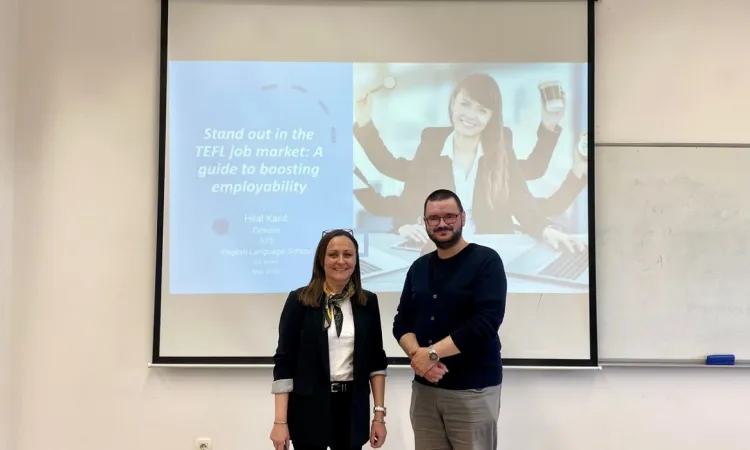 Sınıftan Kariyere: Konuk Konuşmacı Hilal Karić, ELT Öğrencilerine İstihdam Olanaklarını Anlatıyor