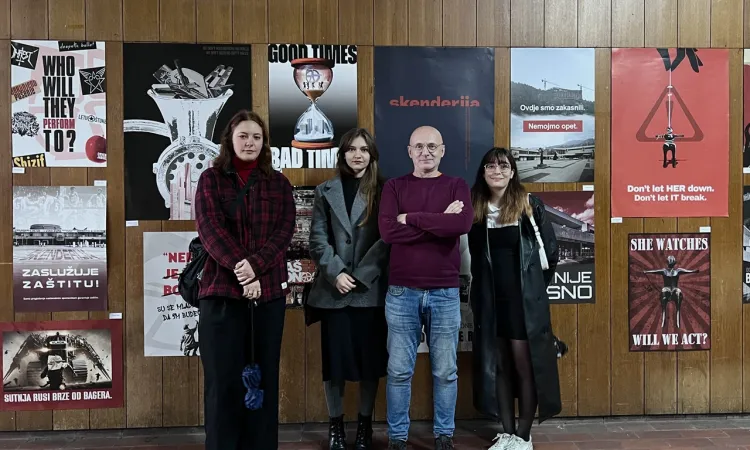 VACD Students Present Exhibition on Skenderija at the International Sarajevo Book Fair