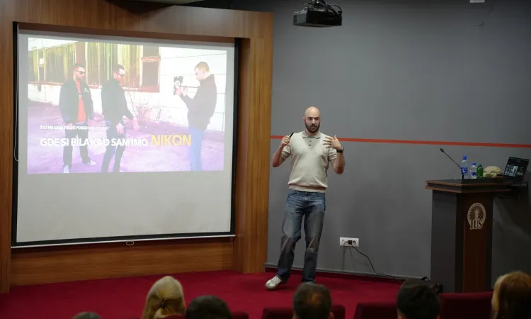 Photographer and Video Producer Arnej Misirlić Visits VACD Students for Inspiring Guest Lecture